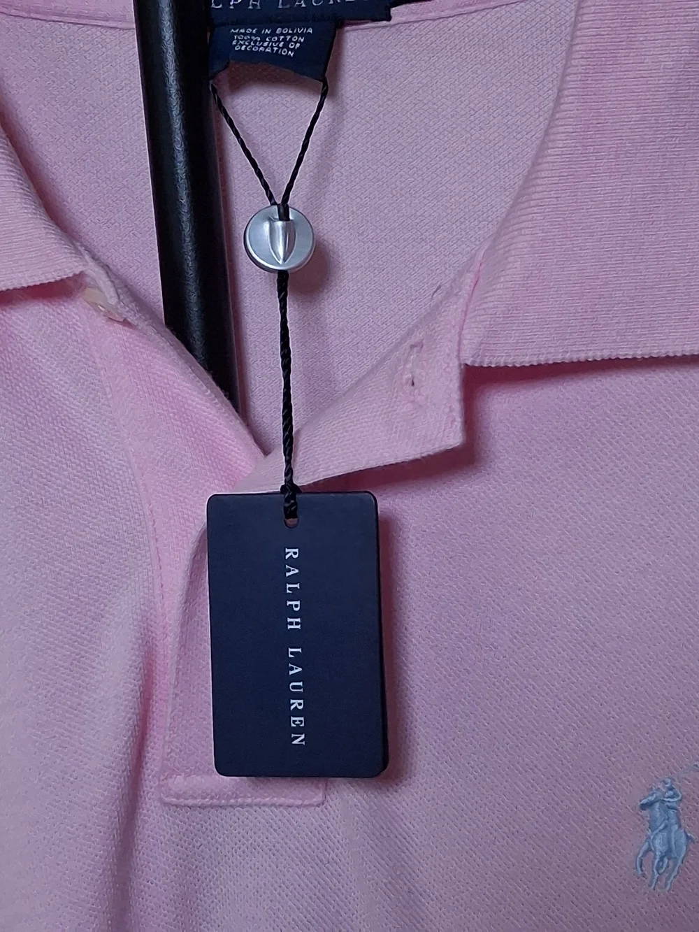 Ralph Lauren Men’s NWT Pink Skinny Polo; Size XL